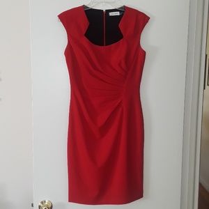Classic Red Calvin Klein dress